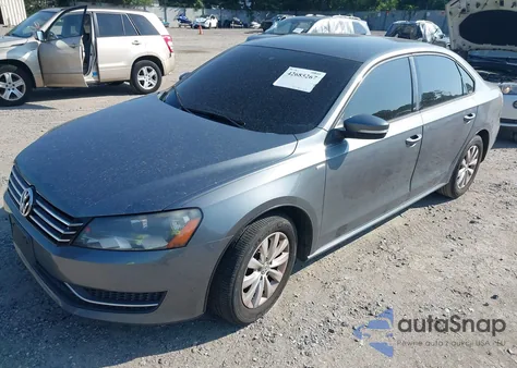 2015 Volkswagen Passat 1.8T Wolfsburg Edition from USA, damaged, VIN 1VWAT7A37FC011689